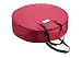 Tiny Tim Totes | Premium Holiday Christmas Wreath Storage Bag | Center Storage | 36" Wreaths | Red