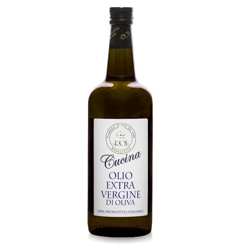 ROI Extra Virgin Olive Oil From Italy - Cucina Ligurian Olive Oil From Italy, First Cold Pressed, Pure, Polyphenol Rich Italian EVOO, 34 fl oz (1 liter)