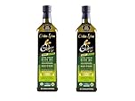 Golden Spoon Organic Extra Virgin Olive Oil 1L PACK OF 2 - Glass Bottle - Premium Quality - Cold Pressed, High Polyphenols - Gold Medal Winner – 0,18% Acidity - 0% Cholesterol – 100% Natural 1 Litres USDA and Canada certified Organic, Non-GMO - Product of Tunisia - Distributed by Canadian Supplier Use Everyday