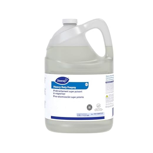Diversey Heavy Duty Prespray Carpet Cleaner Concentrate, 1 Gallon | Heavy Traffic Areas, Polymer Enhanced Formula, Resists Resoiling, WoolSafe, Synthetic Carpets, Floral Fruity Scent