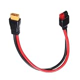 sourcing map Cavo di prolunga XT60 da 600 V CC, XT60 maschio a connettore batteria unipolare rosso e nero cavo connettore per batteria RC pannello solare portatile centrale elettrica