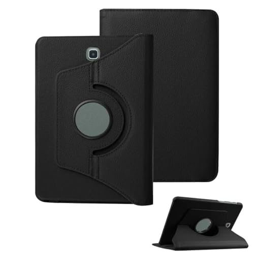 SZLONKOU Tablet Cover for Samsung Galaxy Tab S2 8.0 SM-T710 T715 T713 T719(2015 Release),Ultra Slim Folio Stand Lightweight Leather Case for Samsung Galaxy Tab S2 8' T710 T715C (Ro-Black)