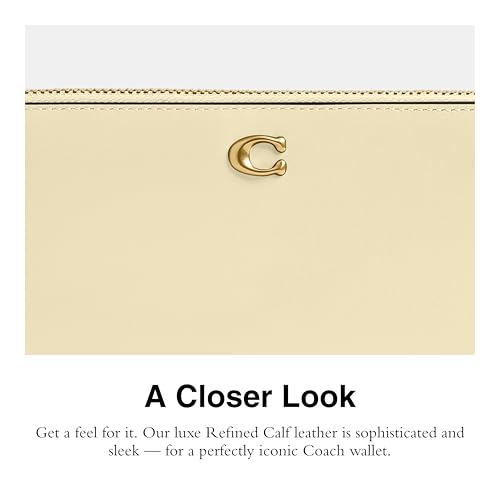 Coach Essential Slim Accordion Zip Wallet, B4/Moonlight4