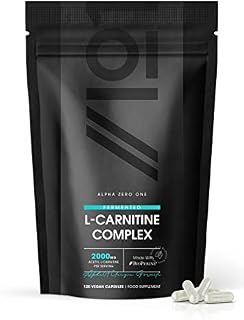 L-Carnitine 2000mg Complex with BioPerine® - Energy & Metabolism Support - Boosted with Vitamin D3, B2, B3, B6, Biotin & Chromium  120 Vegan Capsules.