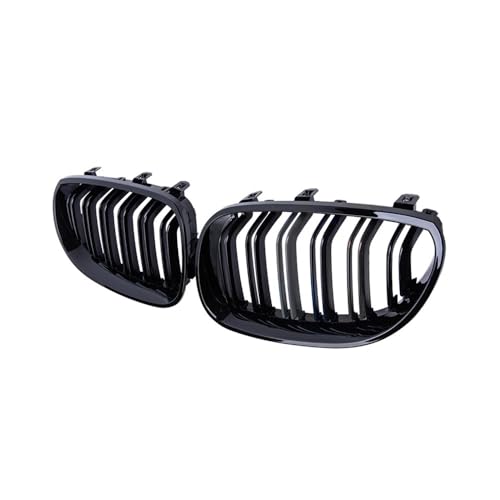 Calandre double ligne pour BMW Série 5 E60 E61 2004-2009 grilles de calandre avant noir