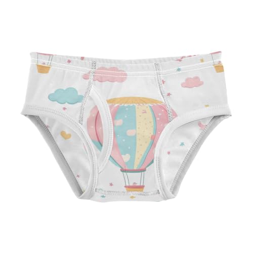 Wusikd Cute Hot Air Balloons Boys' Underwear Cotton Boys Briefs Soft Toddler Underwear 2T