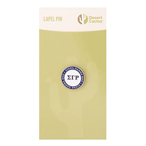 Image of Desert Cactus Sigma Gamma Rho Sorority Lapel Pin SGRho Made of Metal for Formal Wear, Bag and Hat Jewelry, and Tie Tack (Lapel Pin)