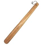 Strong Wood Beech Shoe Horn Wooden Shoe Horn Long Handle Slim Shape Shoe Dressing Aid for Men Women