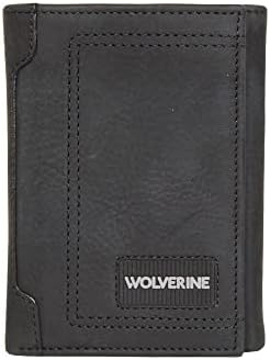 WOLVERINE Men's Leather Trifold Wallet