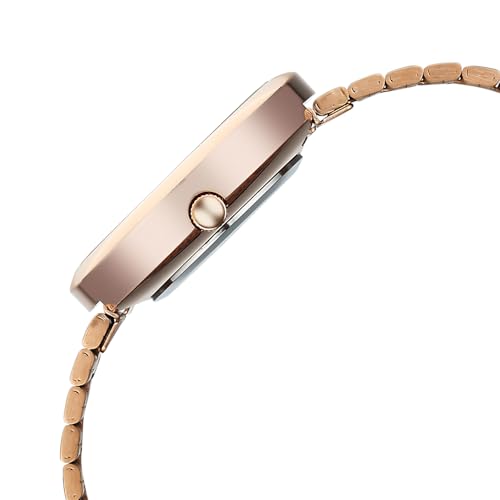 Image of Fastrack Vyb Celeste with Quartz Analog White Dial Rose Gold Stainless Steel Strap Watch for Women - FV60135WM01W