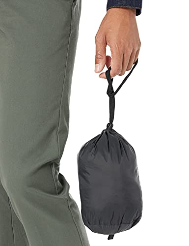 Amazon Essentials Men's Lightweight Water-Resistant Packable Hooded Puffer Jacket, Black, Medium #TOP4