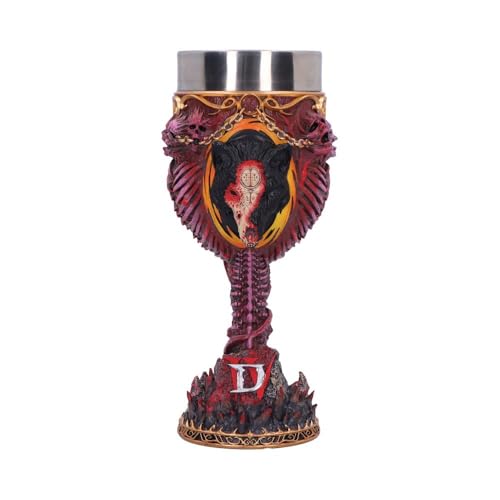 Nemesis Now Diablo IV Mephisto Goblet, Dark Fantasy Drinkware, Collectible Diablo IV Merchandise and Gifts