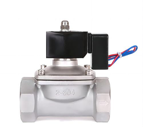 Électrovanne 1-1/4 inox 12V pour gestion eau de jardin - 2