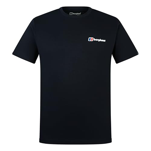 Berghaus Men's Class Logo T-Shirt, Black/Black, L