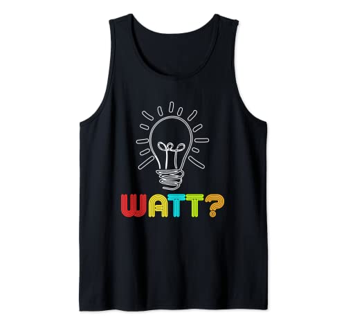 Funny Watt | Ingeniería Eléctrica | Lineman Electricity Camiseta sin Mangas