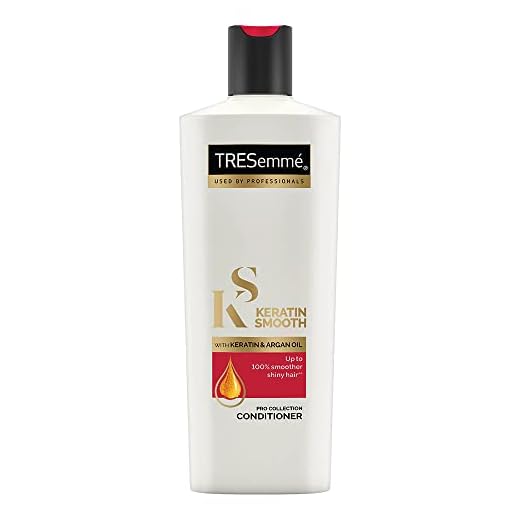 TRESemme Keratin Smooth Conditioner 190 ml, With Keratin & Argan Oil for Straight, Shiny Hair - Nourishes Dry Hair & Controls Frizz, For Men & Women