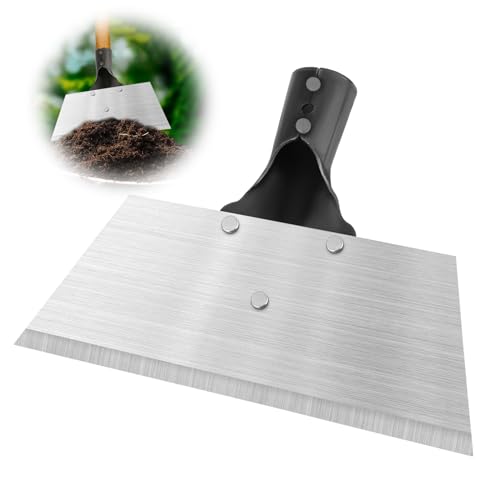 jwogngls Pala de jardín Multifuncional, Pala de Nieve, raspador de Impacto, Herramientas de jardín, Dispositivo para Quitar Malas Hierbas, Pala de jardín, Pala de Limpieza de jardín al Aire Libre (24