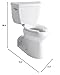Kohler K-3578-0 Two-Piece Elongated Toilet Bowl 1.0 GPF White