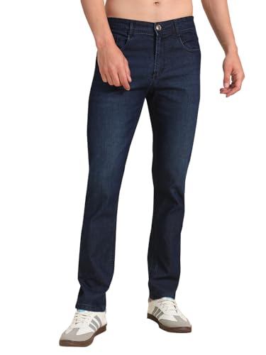 Image of Vogaan Regular Fit Stretchable Jeans for Men | Men's Stylish Denim Cotton Pants