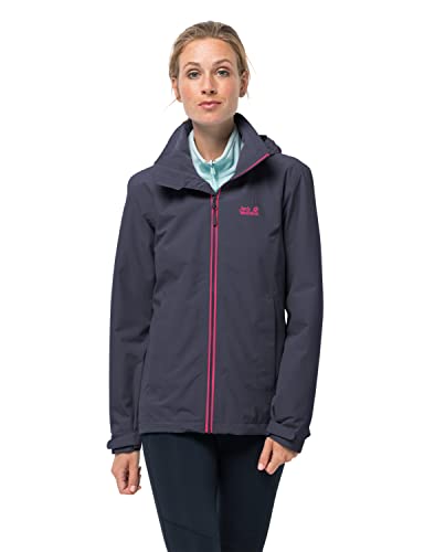 Jack Wolfskin Damen Evandale W Jacket Jacke, graphite, L EU