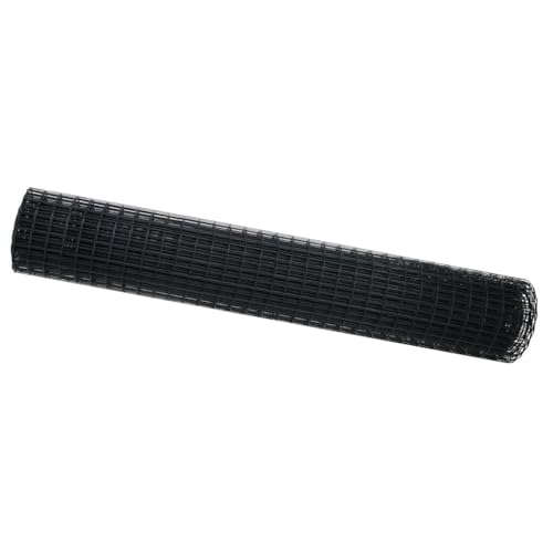 vidaXL Eurozaun Grau 1.5x10 m Stahl
