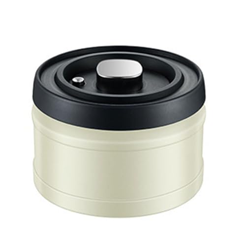 Contenedor Hermético para Café Acero Inoxidable Beige