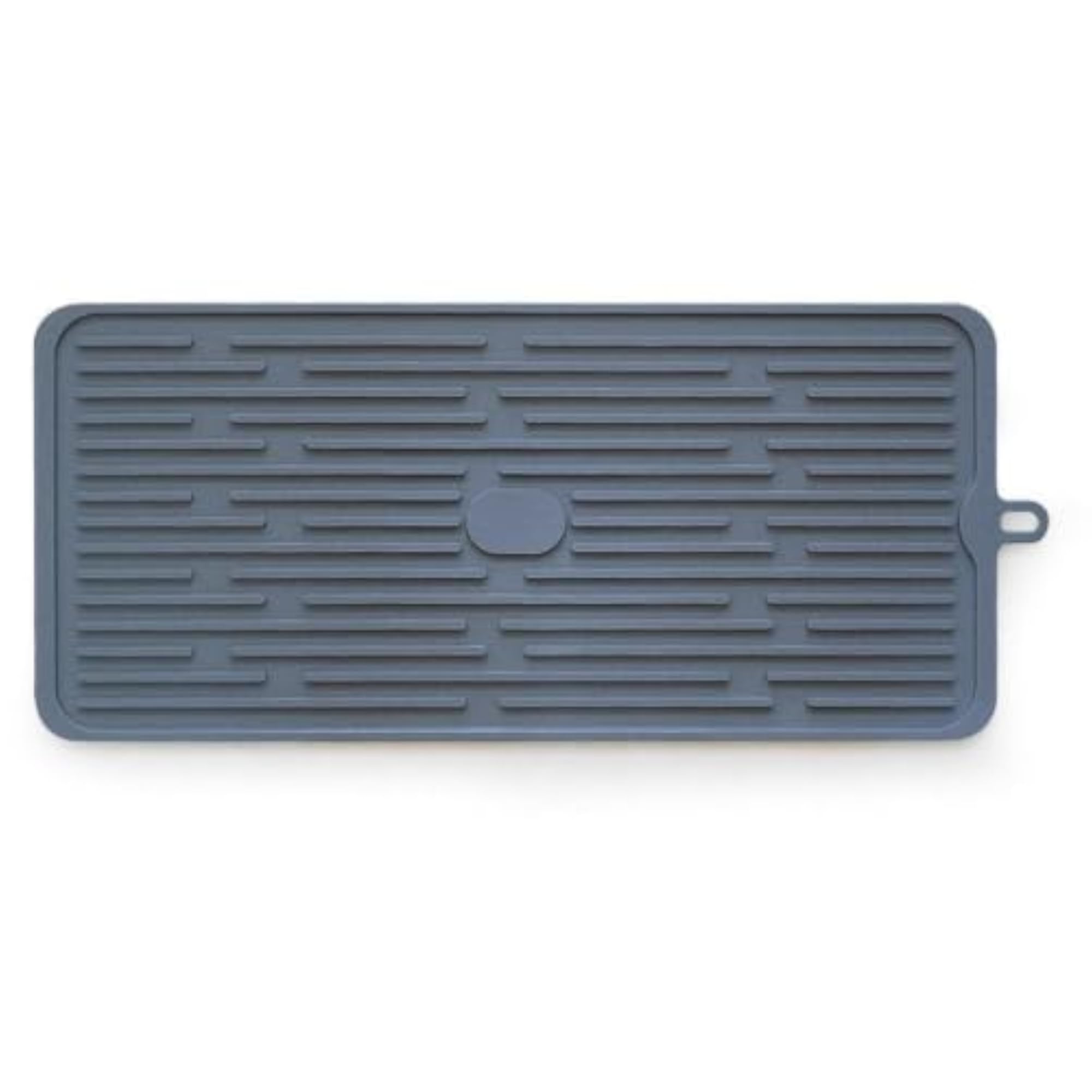 Foldable Silicone Kitchen Drainage Mat, Dark Gray