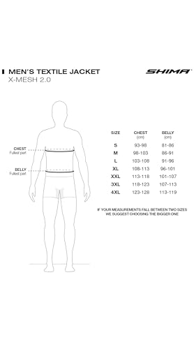 SHIMA Unisex X-mesh 2.0 Motorbike jacket