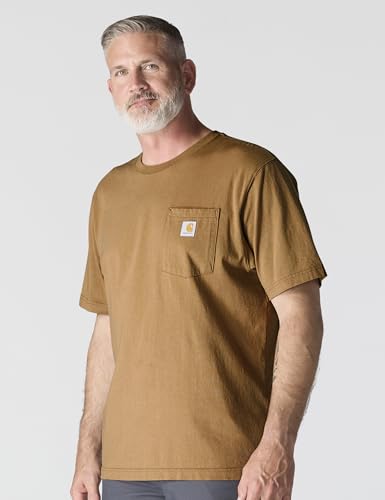 image for Carhartt mens Loose Fit Heavyweight Short-sleeve Pocket T-shirt work u