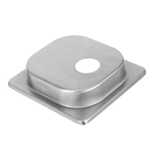 ABOOFAN Syrup Dispenser Lid Stainless Steel Pump Lid for Juice Dispenser Bottles Leakproof Wide Mouth Design for Condiments Syrups and Jams for