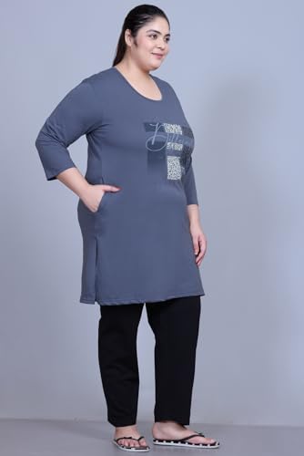 Image of RYSH Women's Plus Size Printed Long Top
