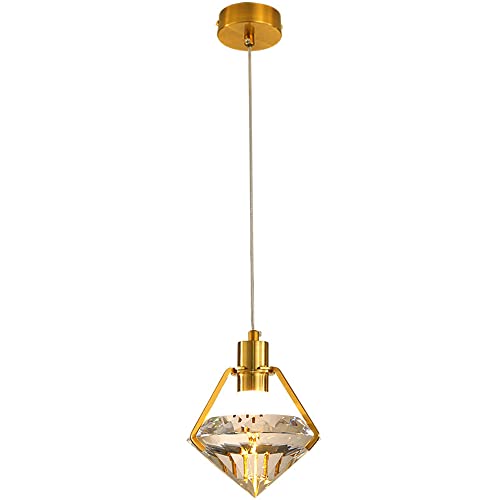 Suspension Cristal Laiton Brossé Chandelier Finition Cuivre Haute Couture Plafond Épuré