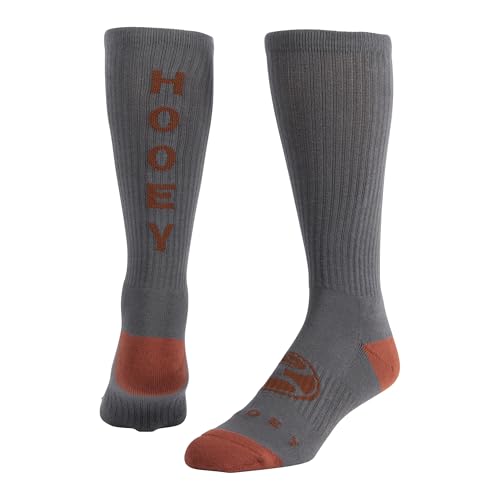 HOOEY Athletic Crew, No-Show and Boot Length Socks, Comfortable Compression 2 Packs