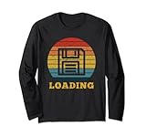 Loading - Retro computer gaming floppy disk design