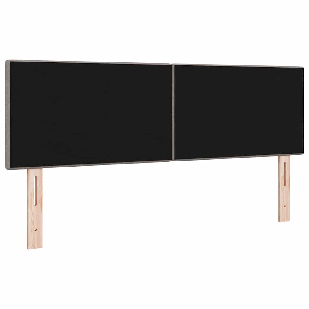 vidaXL Cabecero LED con Tiras LED con cabecera Taupé 144 cm Tela, Innovación en Dormitorio, cabecera Moderna, decoración versátil, luz Ambiental, Refugio para Descansar, Elegancia Artesanal