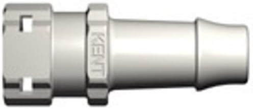 Kent Systems 3AY232-N01 White Nylon Collection, 3 Triggering Open Flow Tube Fitting, Quick Coupling, 1/2" Female Barbed