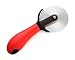 Greenwald Brands Kitchen Monster Pizza Cutter With Soft Grip Handle, Red