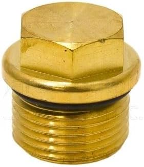 3202.0441.00 Brass Front Suction Valve Cap with 20MM O-Ring Fits EW4040 and EWD4040 Comet Pressure Washer Pumps
