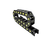 ASDJKL Industrial Equipment 1m 25x25 25x38 25x50 25x60 25x75 Plastic Towline Nylon Cable Drag Chain Wire Carrier Bridge Type Towing Chain(125mm,25x25 mm)