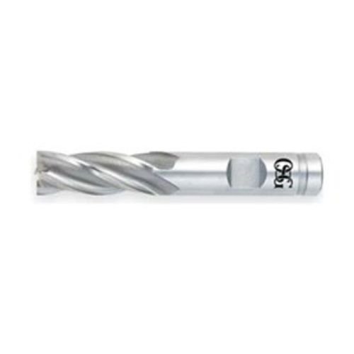 End Mill, Cobalt, 17/32, 4 FL, SGL Sq End, NC