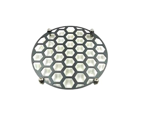 Housse pour phare moto Super SOCO TC : filet anti-impacts en acier noir pour phare