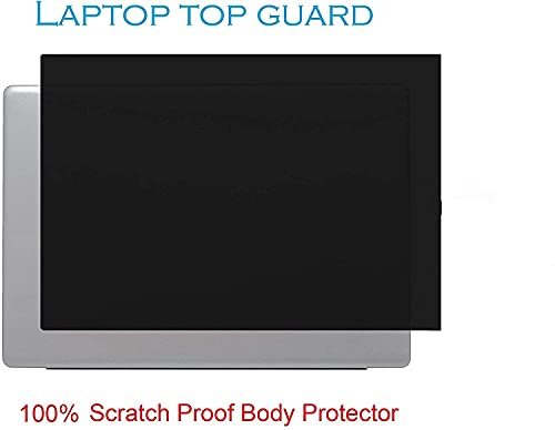 Image of Saco Vinyl Matte Skins Compatible for HP Victus 16.1 inch Gaming Laptop 16-E, 16-D Series /HP OMEN 16.1 inch Gaming 16-B, 16-C Series Sticker (Top Guard) - Black