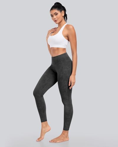 CHRLEISURE Leggings with Pockets for Women, High Waisted Tummy Control Workout Yoga Pants4