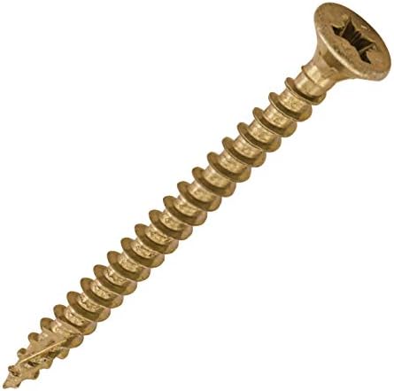TIMCO C2 Strong-Fix Multi-Purpose Premium Countersunk Gold Woodscrews - 3.5 x 30 - Box of 200