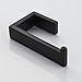 JunSun Rectangular Toilet Paper Holder Stainless Steel Contemporary Tissue Holder Bathroom Hardware Modern Euro Paper Towel Roll Holder Toilet Roll Holder Bathroom Accessories Wall Mounted Matte Black