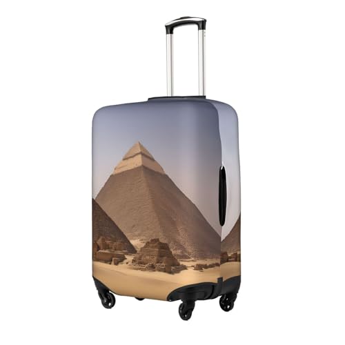 Pyramids Of Egypt Tsa Approved Luggage Cover For 18-32 Inch Suitcases Scratch-Resistant Stretch Luggage Cover2