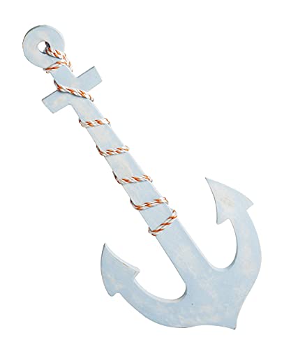 Handcrafted-18-Inches-Rustic-Nautical-Wooden-Anchor-with-Rope-Crosses-Wall-Art-DecorHanging-Wood-Crossbar-Anchor-Decorative-Home-Bathroom-Office-Beach-Themed-Decoration-Blue