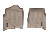 WeatherTech Custom Fit Front FloorLiner for Cadillac Escalade, Tan