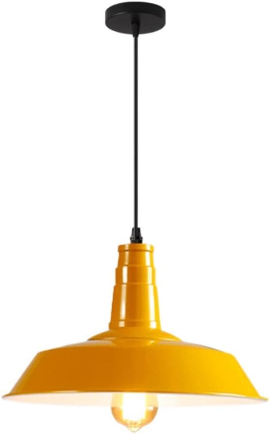 Lampe suspendue industrielle rétro en métal pour magasin de mode