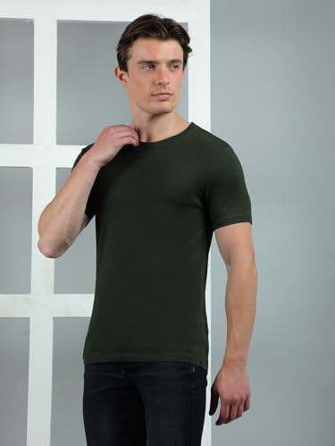 Image of Dollar Pack of 1 Cotton Solid Men Tshirt